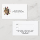 Recherche de cardiologie cartes visite Professionnel de la santé