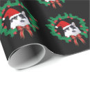 Recherche de chapeau de père noël papier cadeau Noir