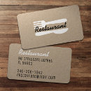 Recherche de rétro restaurant cartes visite Moderne