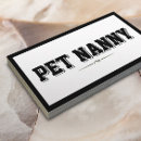 Recherche de petsitter cartes visite Animal familier