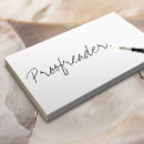 Zoek naar proofreader visitekaartjes Review