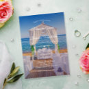 Recherche de florida beach mariage invitations Élégant