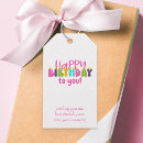 Recherche de anniversaire étiquettes cadeau Pour elle