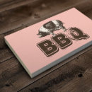 Recherche de porcs roses cartes visite Barbecue