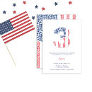 Recherche de drapeau invitations Aquarelle
