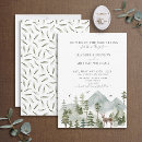 Recherche de de montagne mariage invitations Rustique