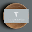 Recherche de urgence médicale cartes visite Caducée