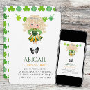 Recherche de irlandaises invitations Shamrock