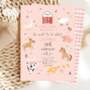 Recherche de animaux de ferme invitations En vichy rose