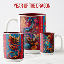 Recherche de signe chinois tasses Année du dragon
