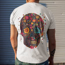 Recherche de crânes mexicain tshirts Jour des morts