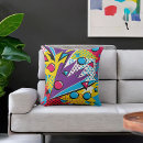 Recherche de pop art coussins Tendance