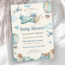 Recherche de aviation baby shower invitations Bleu
