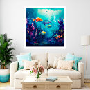 Recherche de paysage sous marin posters Coloré
