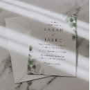 Recherche de aquarelle mariage invitations Feuille