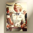 Recherche de hôtesse cartes postales Vintage