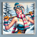 Recherche de vintage ski posters Snowboard