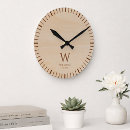 Recherche de rustique bois horloges Monogramme