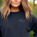Recherche de lettre femme capuche sweatshirts Simple