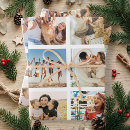 Recherche de noël moderne papier cadeau Collage de photos