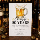 Zoek naar 90 verjaardag uitnodigingen Proost op 90 jaar