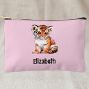 Recherche de tigre cosmétiques pochettes Noir