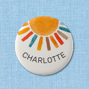 Recherche de soleil badges Pour enfants