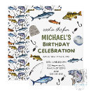 Recherche de canne à pêche invitations D'anniversaire de pêche