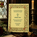 Recherche de vintage de style mariage invitations Floral