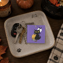 Recherche de chat noir de halloween porteclés Citrouille