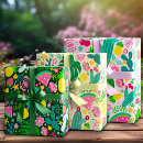 Recherche de fruits tropicaux papier cadeau Ananas