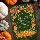 Recherche de de dîner thanksgiving invitations Floral
