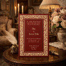 Recherche de style antique invitations Floral