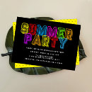 Recherche de typographie colorée invitations Invités