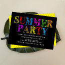 Recherche de typographie colorée invitations Invités