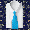 Recherche de hannukah cravates Bleu