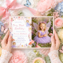 Recherche de fée invitations Baby girl