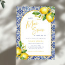 Recherche de méditerranéen invitations Tuiles bleues
