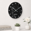Recherche de nombres noirs horloges Élégant