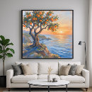 Recherche de paysage romantique art Lever du soleil