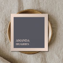 Recherche de métal foncé cartes visite Simple