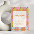 Recherche de motif géométrique abstrait invitations Papeterie moderne