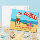 Recherche de santa claus cartes postales Vert