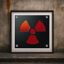 Zoek naar radioactief teken posters Symbool