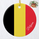 Recherche de drapeau de la belgique ornements Noël
