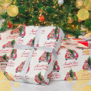 Recherche de père noël vintage papier cadeau Mignon