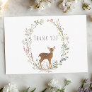 Recherche de cerf vœux cartes Baby shower rustique