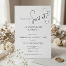 Recherche de surprise fiançailles invitations Noir et blanc