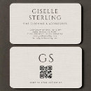 Recherche de propriétaire de boutique cartes visite Pour elle