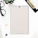 Recherche de papier à lettre Monogramme